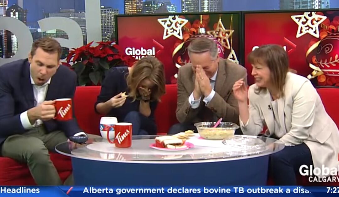 News anchors lose it on air over co-worker’s horrible homemade holiday dip